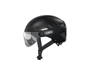 Abus hyban 2 0 ace velvet black casco with clear visiera