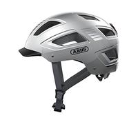 ABUS Hyban 2.0 city - casco da bici con luce posteriore, calotta rigida in ABS, buona vestibilità - per uomo e donna