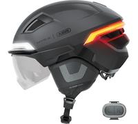 ABUS Hyp-e Ace, Casco da Bicicletta Unisex Adulto, Grigio (Volcano Titan), S (51-55 cm)