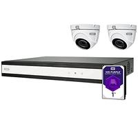 ABUS Kit completo di videosorveglianza con videoregistratore ibrido e 2 telecamere Mini Dome analogiche