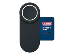 ABUS Loxeris One - Serratura intelligente per porta d'ingresso tramite app - serratura elettronica con controllo di accesso, funzionamento a batteria senza cavi - nero