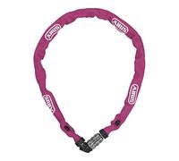 ABUS Lucchetto a Catena 1200 Web - Lucchetto con Combinazione a 3 cifre - Catena in Acciaio temprato - Lucchetto per Bici Leggero con Colori a Scelta - Accessori per Bici - 60 cm - Rosa