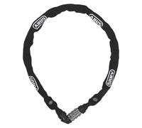 Abus Lucchetto a Catena 1200 Web - Serratura Combinazione in Acciaio Speciale Livello di Sicurezza 2 110 cm Nero