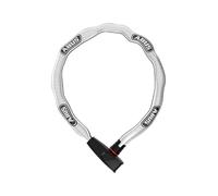 ABUS Lucchetto a catena Catena 6806K - per bicicletta leggero in acciaio temprato con tubo tessuto alla moda quadrata livello di sicurezza 6 110 cm grigio riflettente