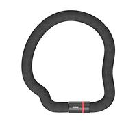ABUS Lucchetto a catena Goose Lock 4204K, flessibile, senza rumore, in acciaio temprato, 4 mm, diametro totale 28 mm, lunghezza 110 cm, con chiave, colore nero