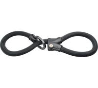 ABUS Lucchetto a Catena Infinity Loop 1806, Lunghezza 140 cm, nero | Lucchetto bici con Double-Loop, catena quadrata 6 mm, rivestimento IvyTex, blocco automatico
