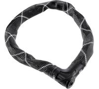 ABUS Iven Chain 8210 - lucchetto per bicicletta in acciaio temprato con rivestimento fibra sintetica livello di sicurezza 10 85 cm nero