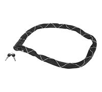ABUS Iven Chain 8210 - lucchetto per bicicletta in acciaio temprato con rivestimento fibra sintetica livello di sicurezza 10 140 cm nero