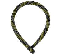 ABUS Lucchetto a catena IVERA Chain 7210 - per bicicletta con rivestimento in fibra sintetica IvyTex altamente flessibile livello di sicurezza 8 110 cm Giallo