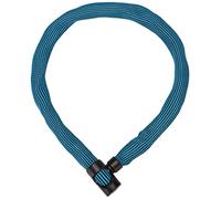 ABUS Lucchetto a catena IVERA Chain 7210 - per bicicletta con rivestimento in fibra sintetica IvyTex altamente flessibile Livello di sicurezza 8 85 cm Blu