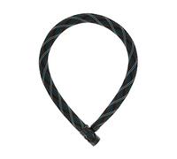 ABUS Lucchetto a catena IVERA Chain 7210 - per bicicletta con rivestimento in fibra sintetica IvyTex altamente flessibile Livello di sicurezza 8 110 cm Grigio