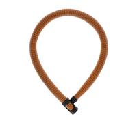 ABUS Lucchetto a catena IVERA Chain 7210 - per bicicletta con rivestimento in fibra sintetica IvyTex altamente flessibile Livello di sicurezza 8 110 cm Arancio