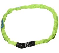 ABUS Lucchetto a catena Steel-O-Chain 4804C - lucchetto combinazione in acciaio speciale livello di sicurezza 3 75 cm giallo/verde