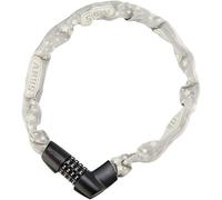 ABUS Lucchetto a catena Tresor 1385/75 Grey Star - lucchetto combinazione in acciaio temprato quadrata spessa 6 mm livello di sicurezza 75 cm grigio