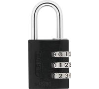ABUS Lucchetto a Combinazione 145/30 - Alluminio, Codice a 3 Cifre