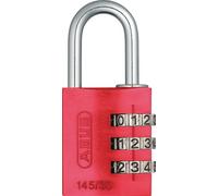 ABUS Lucchetto a Combinazione 145/30 - Corpo in Alluminio, Rosso