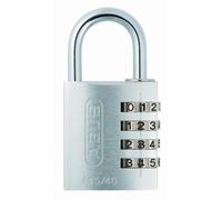 ABUS Lucchetto a Combinazione 145/40 - Alluminio, Codice a 4 Cifre | Per valigie, armadietti e cassette porta attrezzi - corpo anodizzato anticorrosione - livello di sicurezza 4 - 110 g