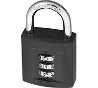 ABUS Lucchetto a Combinazione 158/40 - Corpo in Zinco, Livello 4 | Arco in acciaio temprato con doppio bloccaggio - codice a 3 cifre personalizzabile - larghezza 42 mm - per interni ed esterni