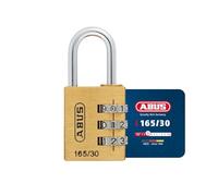 ABUS Lucchetto a Combinazione 165/30 - Codice Numerico, Ottone