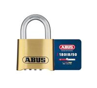 Abus Meccanico 180IB/50 Lucchetto Combinato In Ottone Da 50Mm (4 Cifre) Con Card