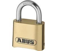 ABUS Lucchetto a Combinazione 180IB/50 - Lucchetto in Ottone - Resistente alle intemperie - con codice a Combinazione Regolabile Individualmente - Livello di Sicurezza 5 - Colori Ottone