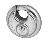ABUS Lucchetto a Disco 24/70 - Acciaio Inox, Alta Sicurezza Antitaglio