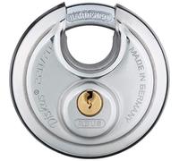 ABUS Lucchetto a Disco Diskus 82091 220/70 - Acciaio Temprato, 360° | Protezione antiscasso con cilindro a spine anti-grilletto, chiusura forzata e tecnologia di saldatura Diskus - Made in