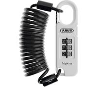 ABUS Lucchetto Combiflex TripMate 180, cavo lungo 180 cm, bianco