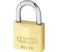 ABUS Lucchetto 65/30 mm - Meccanico in ottone - Confezione da 2