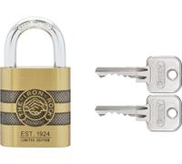 ABUS Lucchetto in ottone 83/45 IRON ROCK con 2 chiavi vs. - staffa in acciaio temprato, nano protect - resistente alle intemperie - livello 8