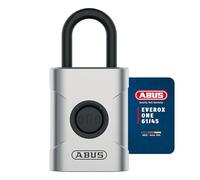ABUS Lucchetto intelligente EVEROX One - apertura senza chiave premendo un pulsante - Smart Lock resistente alle intemperie per capannoni, cancello da giardino, armadietto, cassetta degli attrezzi