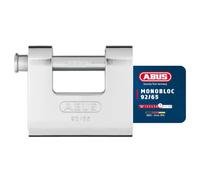 ABUS Lucchetto Monobloc 92/65 - Corpo in Ottone, Gancio in Acciaio | Livello di sicurezza 7, cilindro a spine anti-manipolazione - ideale per grate, cancelli e distributori automatici