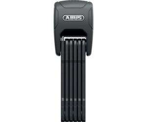 ABUS Lucchetto pieghevole BORDO GRANIT™ XPlus 6500KA/90 nero SH - lucchetto per bici flessibile e sicuro con allarme e protezione extra sulle articolazioni - con porta lucchetto - lunghezza 90 cm