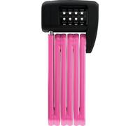 ABUS Lucchetto pieghevole Kids Bordo Lite Mini 6055C/60 SYMBOLS - per bicicletta con codice simbolo Livello di sicurezza 7 60 cm Rosa
