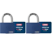 ABUS Lucchetto T65AL/40 myLOCK - Corpo in Alluminio, Livello 5 (Confezione da 2)