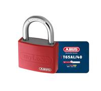 Abus Meccanico T65AL/40mm My Blocco Alluminio Lucchetto Rosso ABU65AL40RED