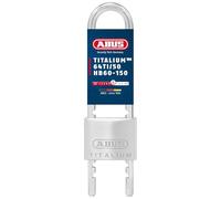 ABUS Lucchetto Titalium 64TI/50HB60-150 - Gancio Alto Estraibile, Livello 6 | Corpo in alluminio speciale leggero, gancio in acciaio temprato regolabile 60-150 mm, doppio bloccaggio, larghezza 50 mm