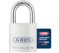 ABUS Lucchetto Titalium 80TI/40 - Alluminio Speciale, Livello 6 | Corpo in alluminio speciale extra-leggero, arco in acciaio temprato, cilindro a 6 spine, larghezza 40 mm, 2 chiavi incluse