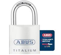 ABUS Lucchetto Titalium 80TI/45 – corpo in alluminio speciale, livello di sicurezza 7 – Argento