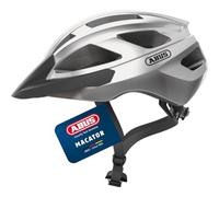 ABUS Macator Casco da ciclismo- casco sportivo per principianti - adatto anche a chi porta i capelli raccolti in una treccia - per uomo e donna