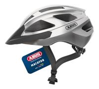 Casco Ciclismo Road Abus Macator Gleam Silver Taglia:L