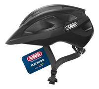 ABUS Macator Casco da ciclismo- casco sportivo per principianti - adatto anche a chi porta i capelli raccolti in una treccia - per uomo e donna