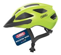 ABUS Macator MIPS - casco da bici per principianti con visiera - adatto a persone con codino - per uomo e donna
