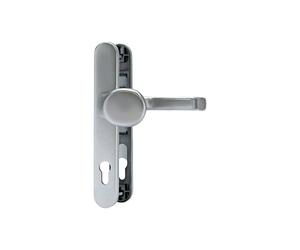 ABUS Maniglia per porta SRG92N - per porte di casa - con maniglia interna ed esterna - per porte con telaio sottile - effetto acciaio inossidabile
