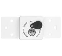 Abus Meccanico 141/200 Diskus Integrale Furgone Blocco Bianco & 26/70mm Padlo