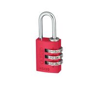 Abus Meccanico 145/20 20mm Alluminio Lucchetto a Combinazione Rosso 46569