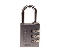 Abus Meccanico 145/30 30mm Alluminio Combination Lucchetto Titanio 46585 ABU145