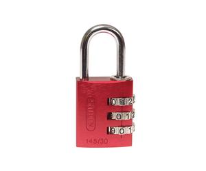 Abus Meccanico 145/30 30mm Alluminio Lucchetto a Combinazione Rosso 46578
