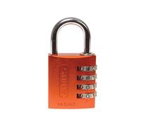 Abus Meccanico 145/40 40mm Alluminio Combinazione Lucchetto Arancione 49527