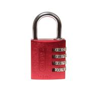 Abus Meccanico 145/40 40mm Alluminio Lucchetto a Combinazione Rosso 48829